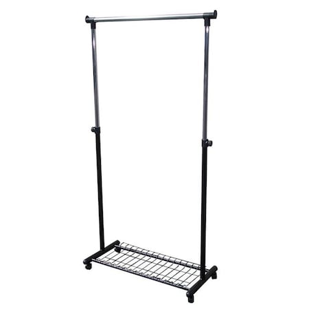 Ore Furniture Ore Furniture R505BK 62 in. Coat Hanger With Wheels R505BK